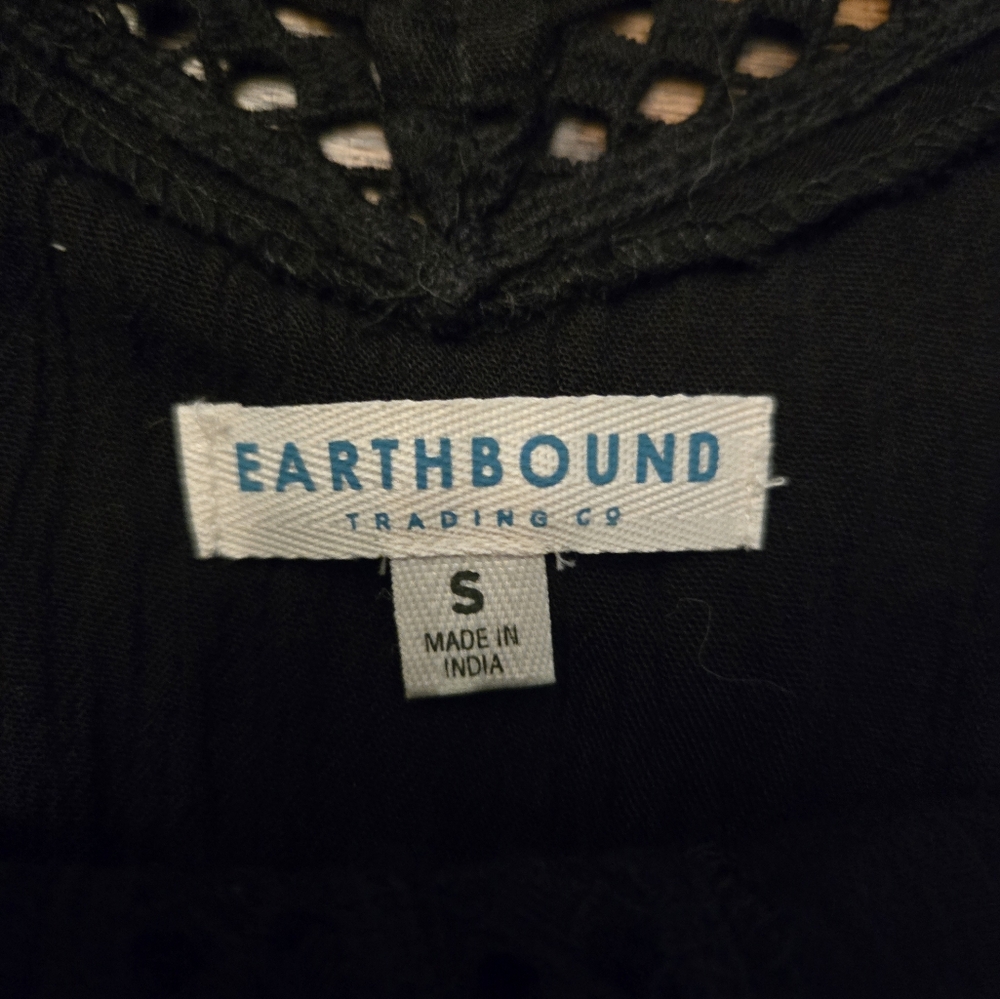 EARTHBOUND Boho Maxi Dress Witchy Goth Holiday - Picture 4 of 5